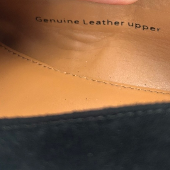 J. Crew women SZ 9.5 Black Suede Leather Slip On Ballet Flat Loafer Preppy Shoes - Picture 9 of 9